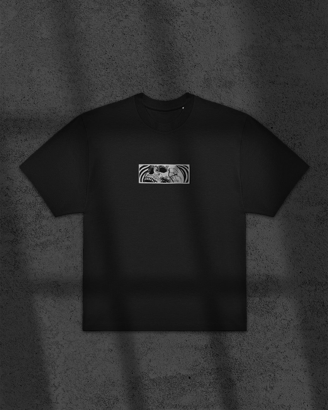 Skull Frequency - Embroidered - Oversized Tee
