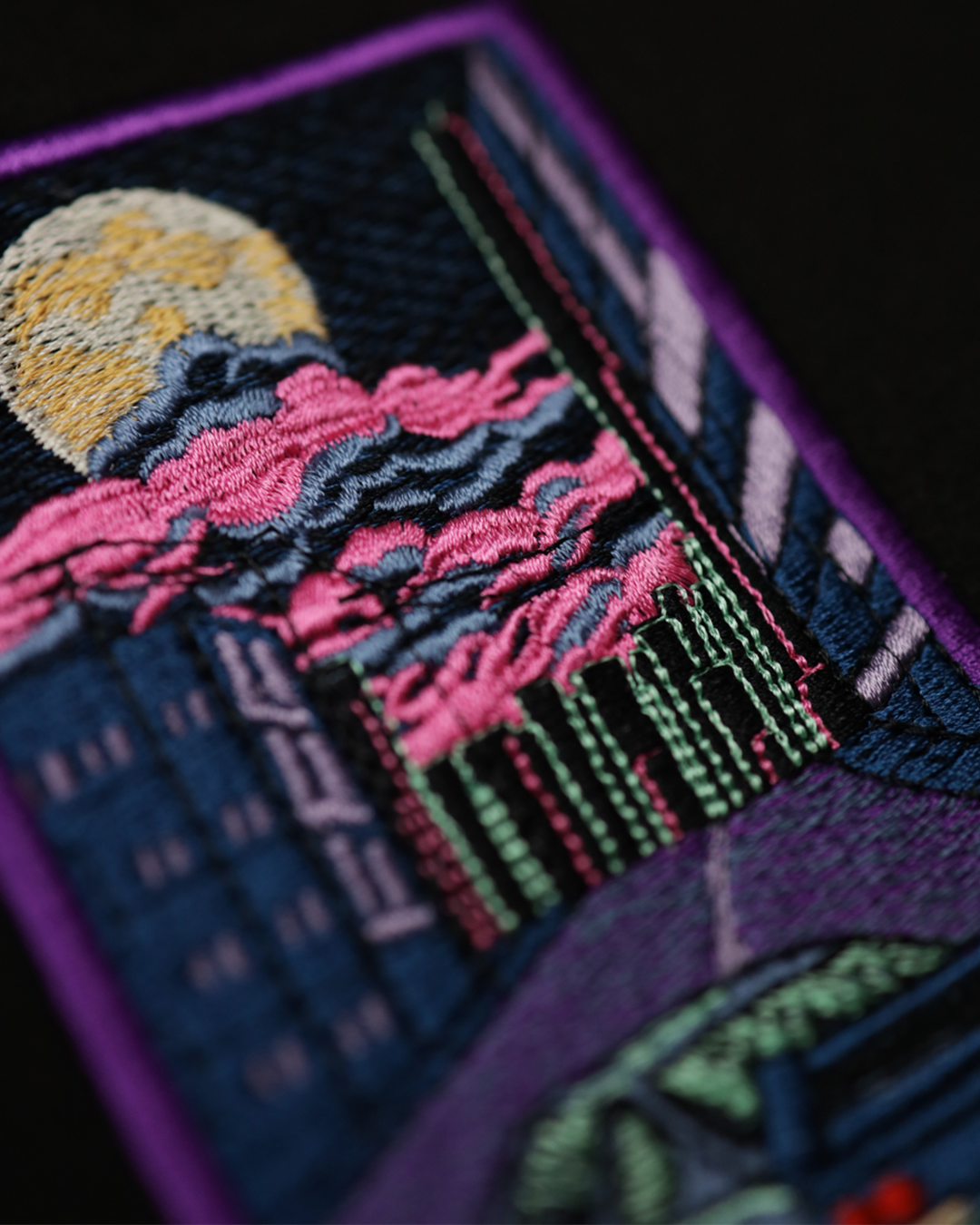 Neon Drift - Embroidered - Oversized Crew